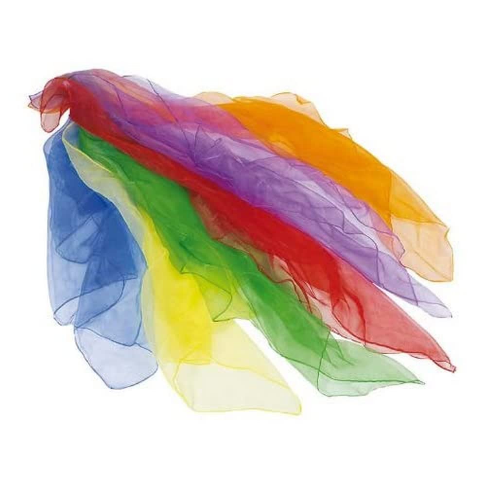 Juggling Scarves - 2041943 - Colorful Lightweight Fabric for Kids & Adults - Perfect for Magic Tricks, Dance Props, and Circus Performances
