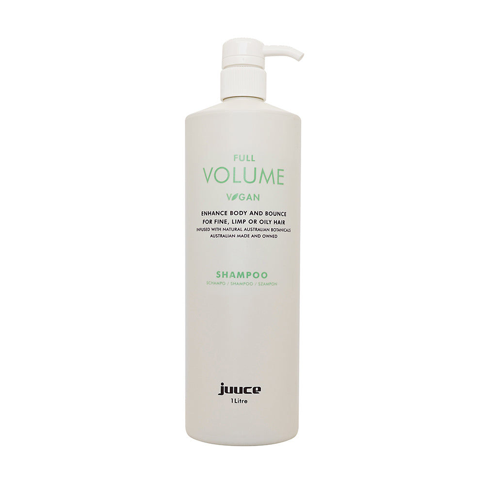 Juuce Full Volume Shampoo 1L - Volumizing Hair Care for Thicker, Fuller Hair - Perfect for Daily Use & Fine/Thin Hair Types