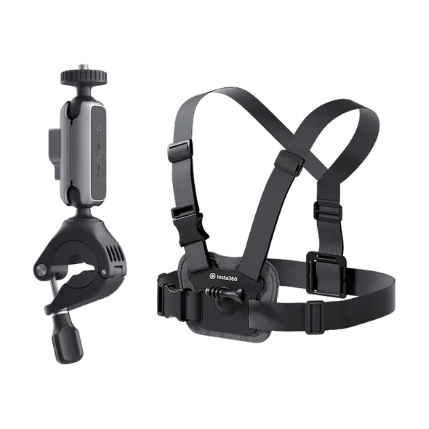 Insta360 Bike Mount Kit - Waterproof & Vibration Proof Action Camera Accessories for Cycling, Motorcycle & Outdoor Sports - Perfect for Vlogging, Adventure & Travel Videos