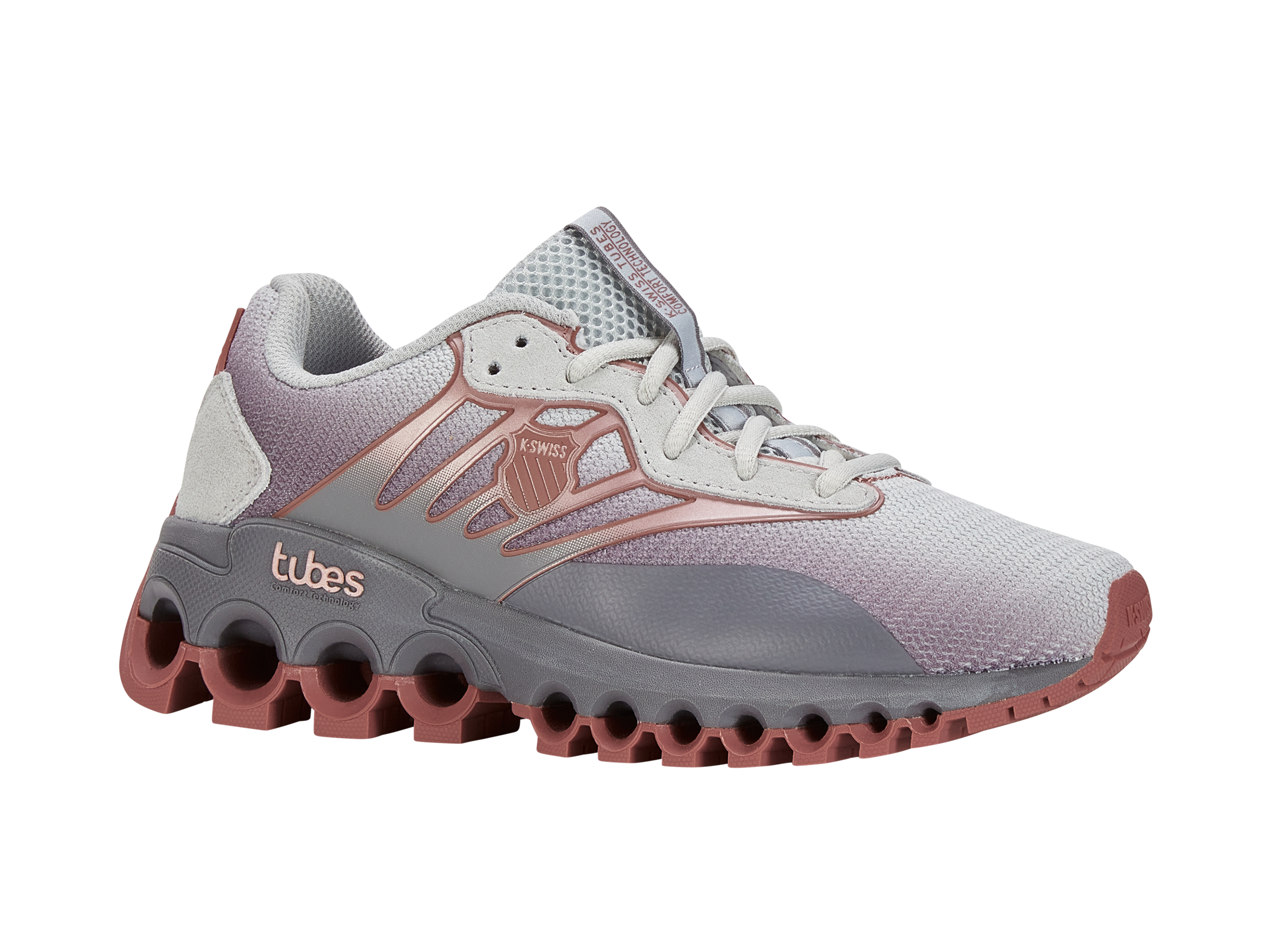 97924 083 M | Sport Tubes in Gray Violet/Charcoal/Withered Rose - Perfect for Running, Gym & Outdoor Activities