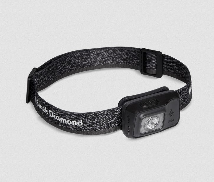 Black Diamond Astro 300 R Headlamp - Bright 300 Lumen LED Headlight with Red Night Vision for Camping, Hiking, Running & Outdoor Adventures