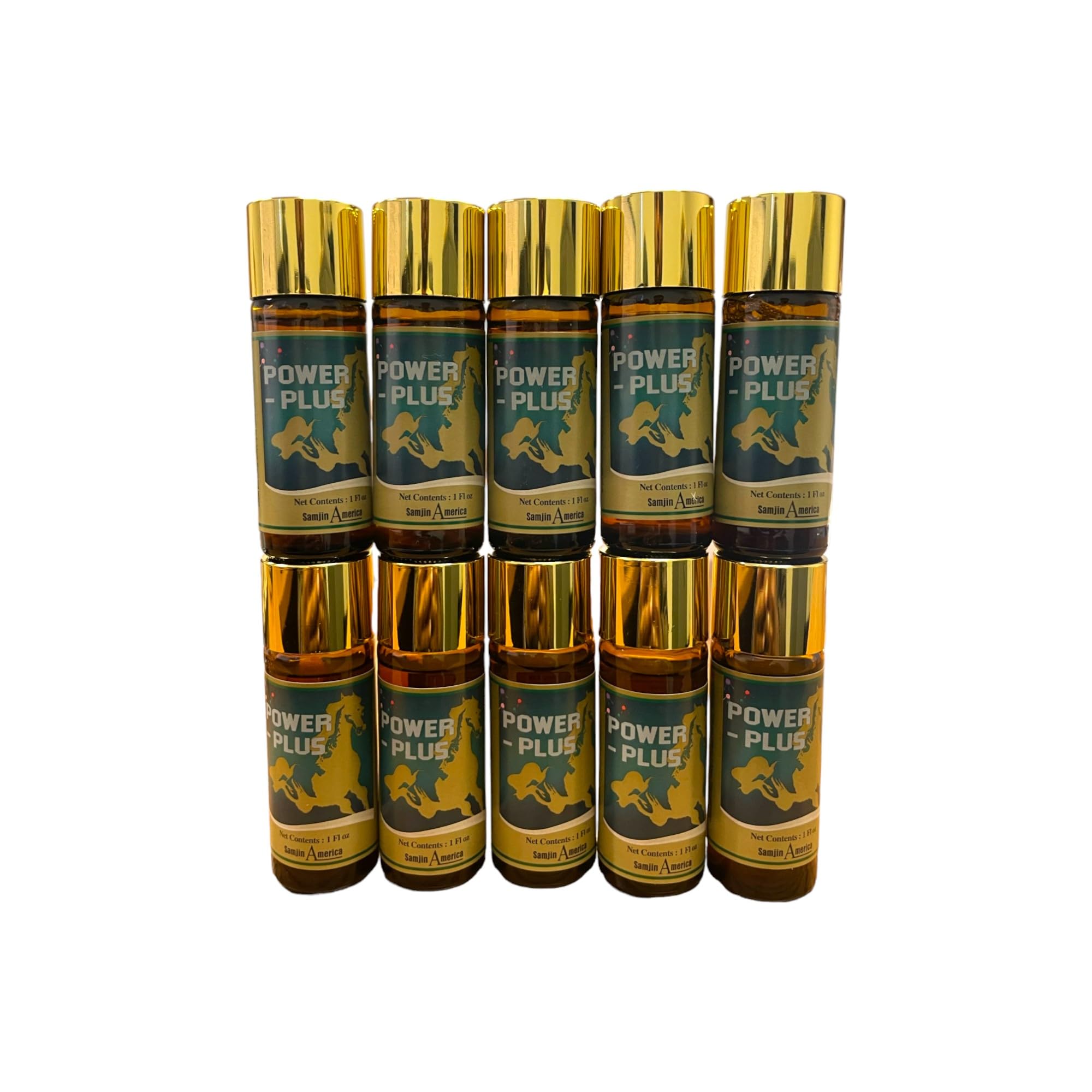 POWER-PLUS Botanical Blend Liquid Supplement - 10 Bottles (1 FL OZ Each) | Herbal Energy Booster & Immune Support | Perfect for Daily Wellness & Active Lifestyles
