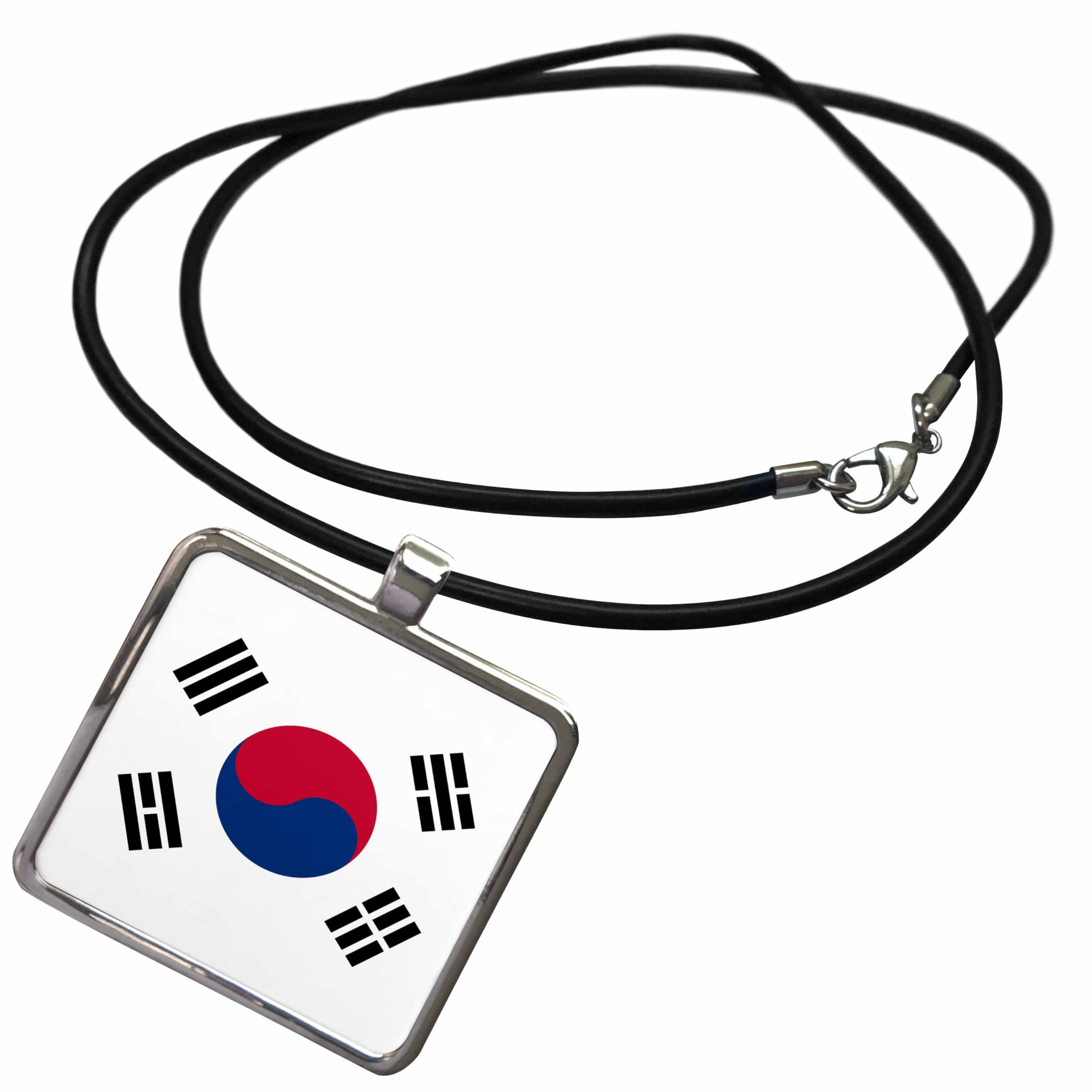 Korean Flag Necklace - Taegeukgi Pendant for Fashion & Gifts