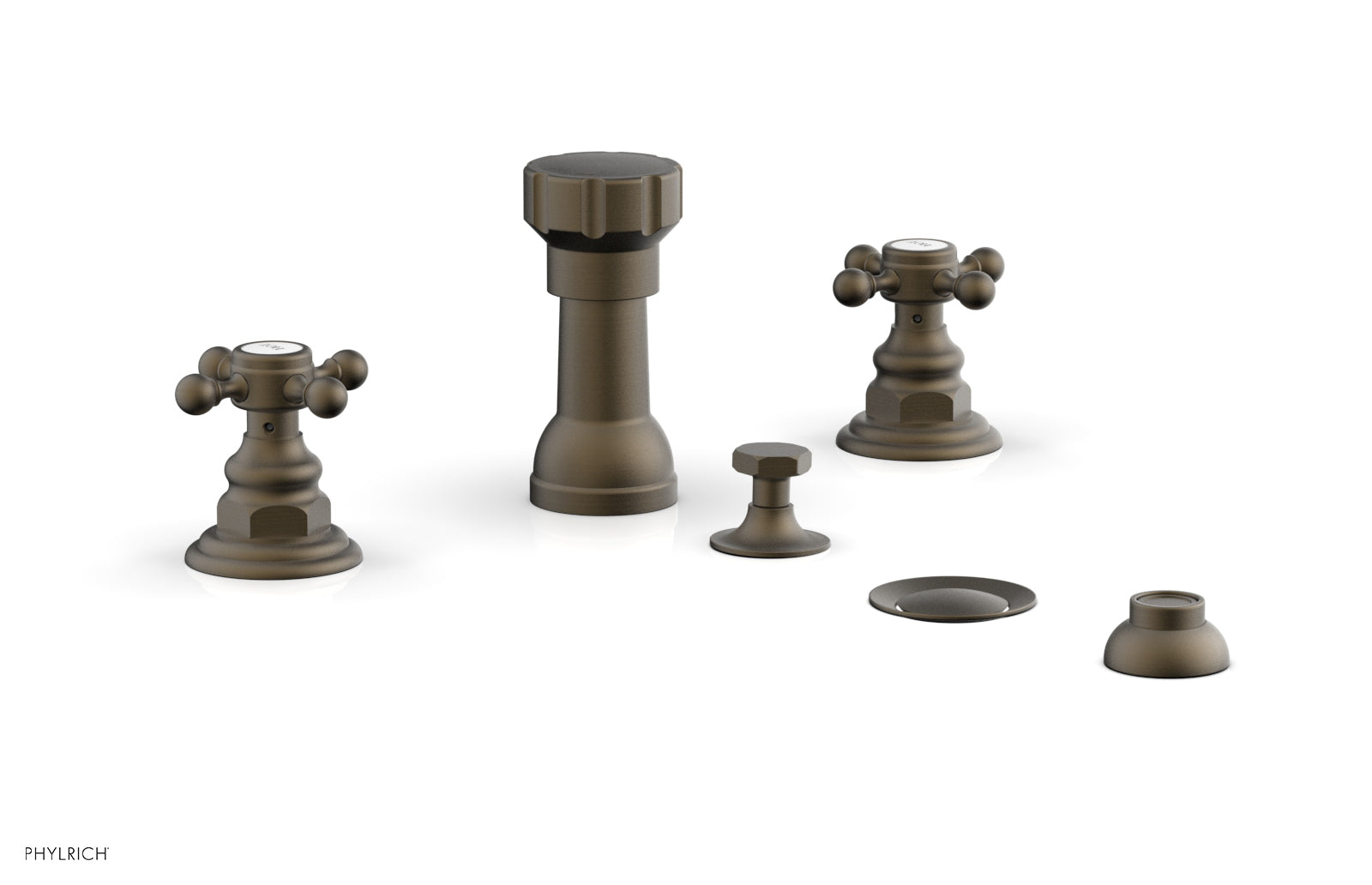 HEX TRADITIONAL 4-Hole Bidet Set - 500ml Water Capacity, 60mm Hole Spacing - Perfect for Bathroom Upgrades & Hygienic Cleaning
