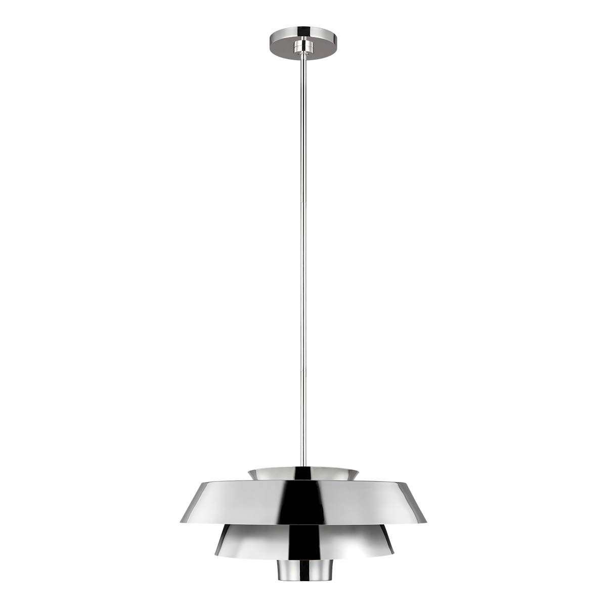 Brisbin 1-Light Modern Pendant Light Fixture - Multiple Finish Options (Oil Rubbed Bronze, Brushed Nickel, Matte Black) for Kitchen Island, Dining Room, or Entryway Lighting