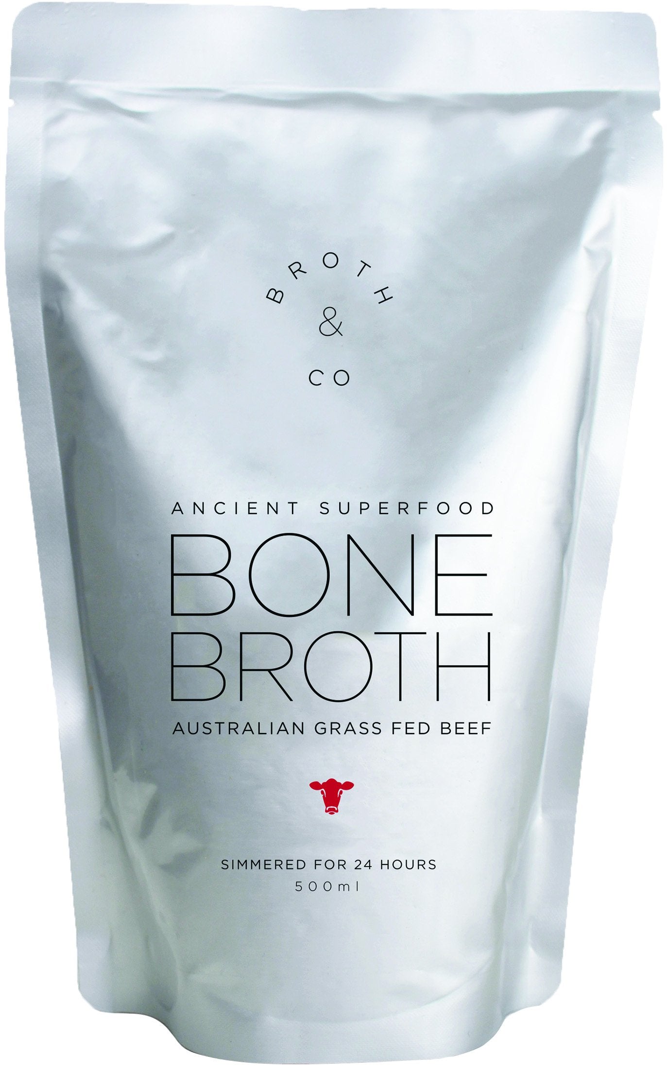 Broth & Co. Grass-Fed Beef Bone Broth Powder - High Protein Collagen Supplement for Gut Health & Immunity - Perfect for Keto, Paleo Diets & Post-Workout Recovery