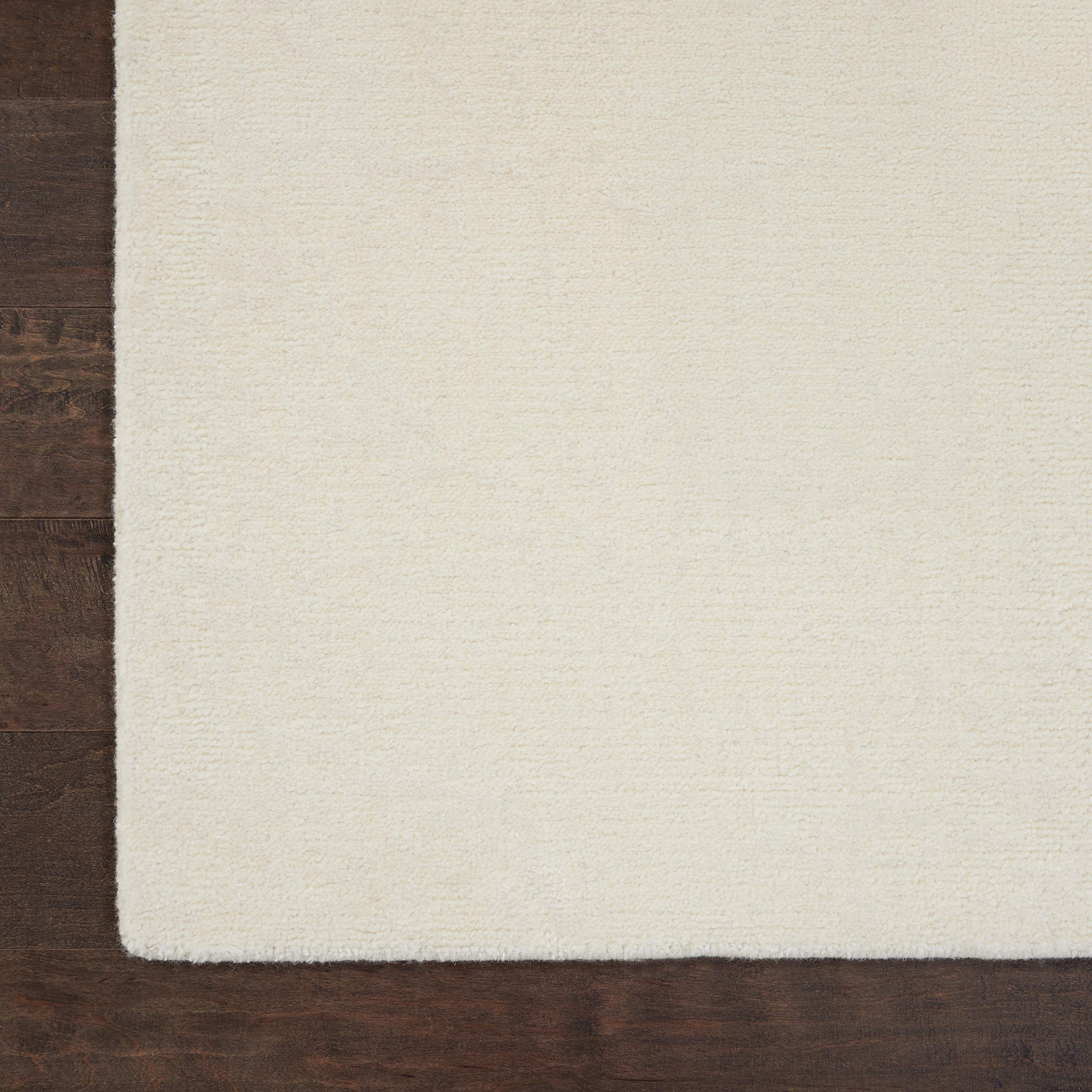 Nourison Twilight Solid Ivory 2' x 3' Area Rug - Easy to Clean, Non-Shedding, Soft & Durable - Perfect for Bedroom, Living Room, Dining Room & Kitchen Decor (2x3)