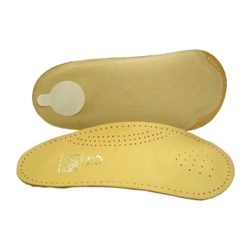 Tacco Elastic Leather Insoles for Women - Comfortable Footbed with RelaxFlex Arch Support Orthotics - Size 7 - Perfect for Work, Walking & Everyday Comfort
