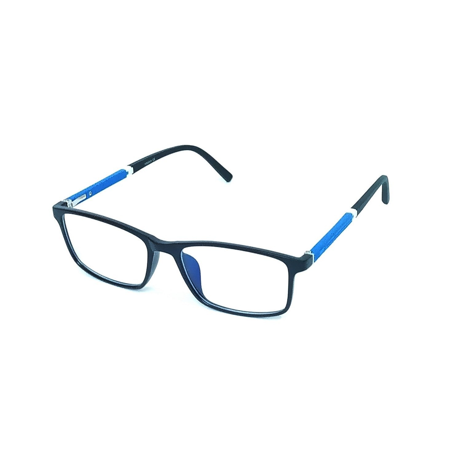 Anti Blue Light Glasses for Computer - Rectangle Frame 66007 C2 - Reduce Eye Strain for Work, Gaming & Screen Time