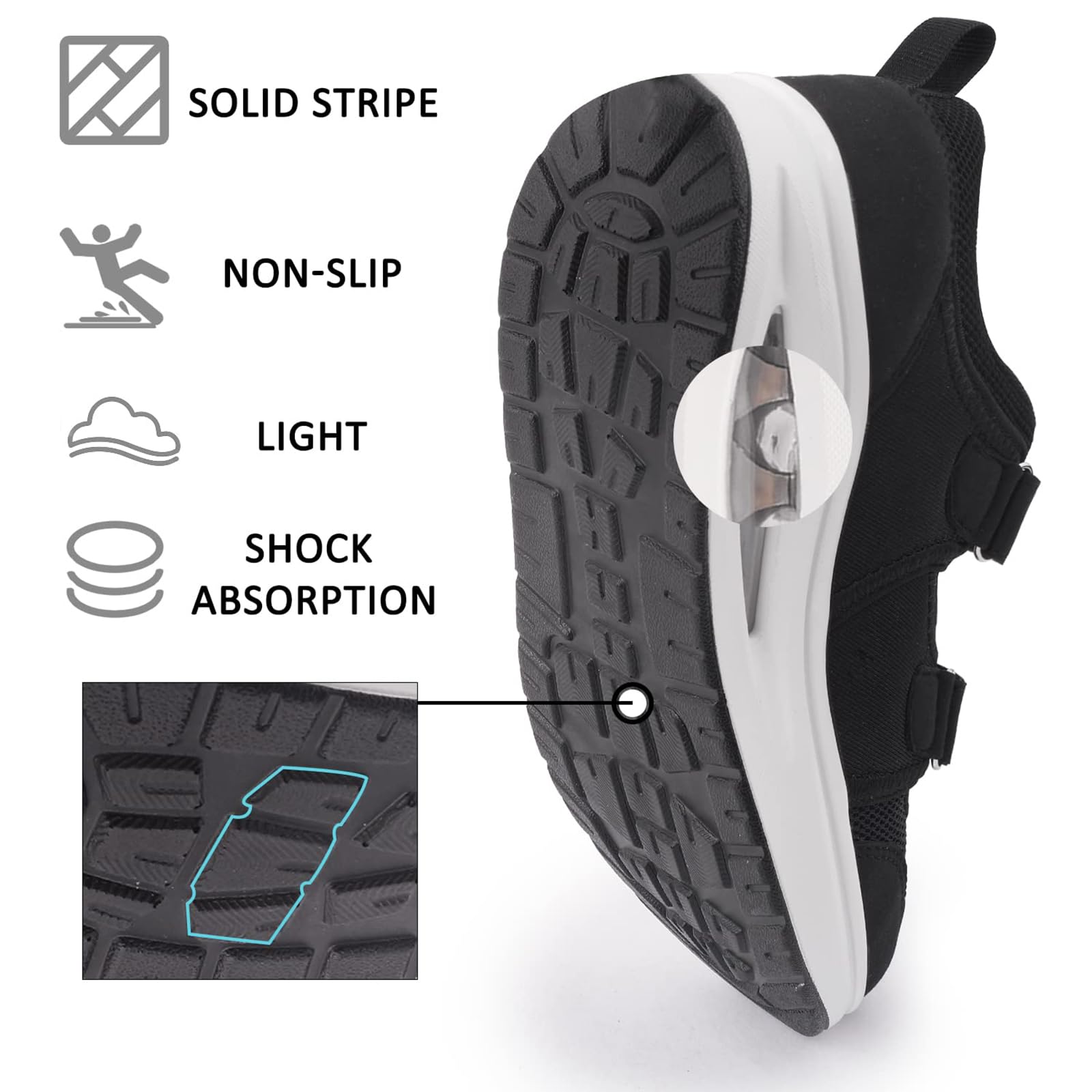 **Women's Breathable Non-Slip Nurse Work Shoes – Adjustable Comfortable Walking & Running Shoes for Nurses – Lightweight Orthotic Support for Arthritis, Diabetes & Plantar Fasciitis – Perfect for Hospital Shifts, Clinics & Long Hours on Feet**