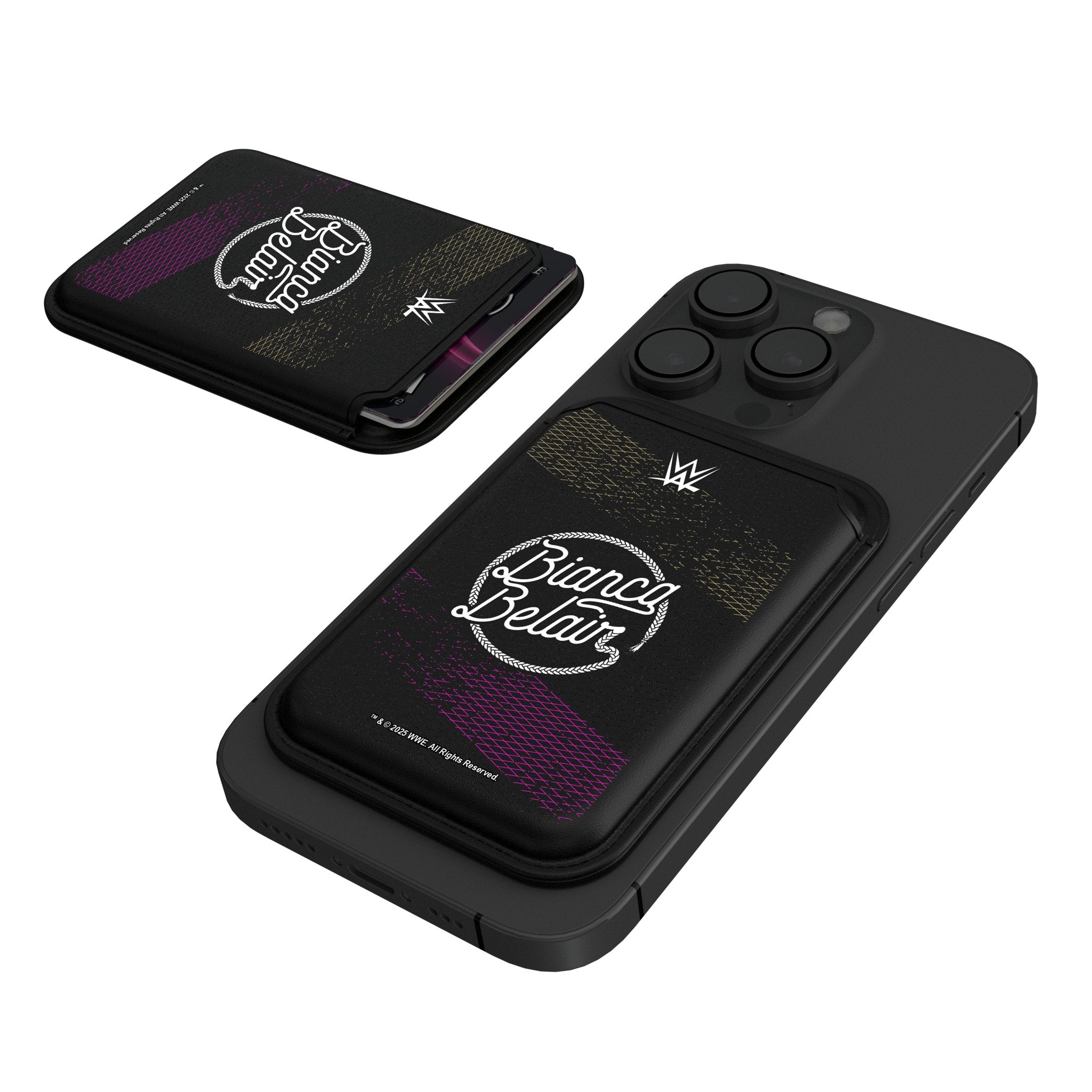 Bianca Belair Steel Black Magnetic Credit Card Wallet - Slim RFID Blocking Metal Wallet for Men & Women - Perfect for Travel, Business & Everyday Use