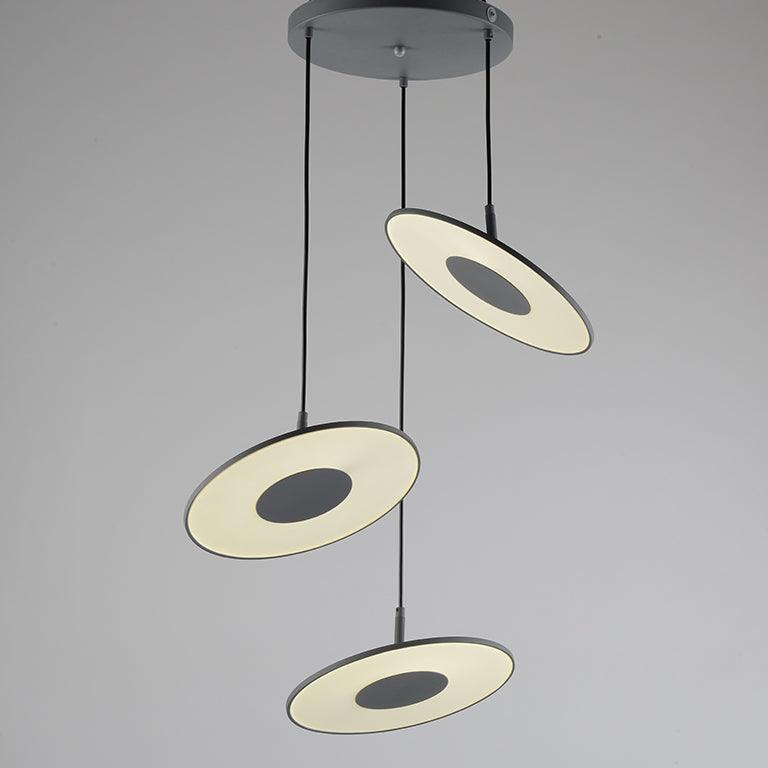 Circa Pendant Lamp - Modern Hanging Light Fixture for Kitchen Island, Dining Room & Bedroom - Adjustable LED Chandelier with Dimmable Lighting