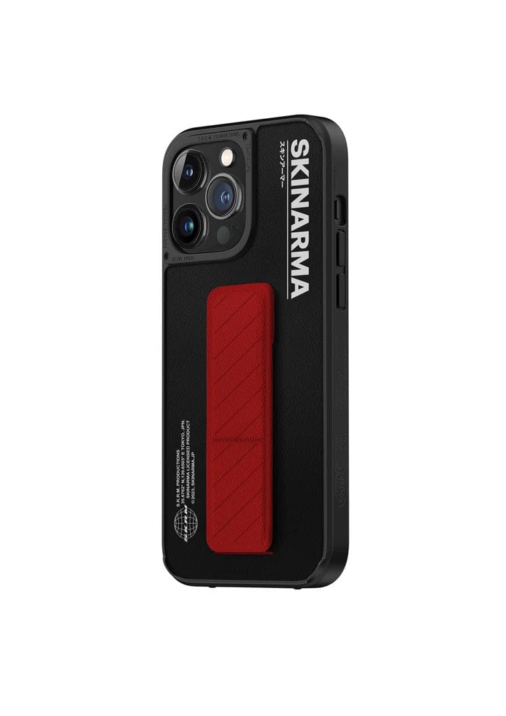 iPhone 14 Pro Max Kickstand Hand Grip Case - Shockproof Protective Cover with Built-in Stand | Skinarma GYO | Perfect for Gaming, Watching Videos & Hands-Free Calls