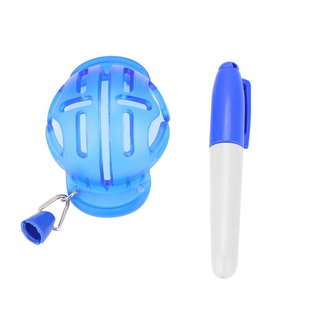 Keenso Golf Ball Marker & Alignment Tool Kit with Pens, Template Liner for Putting Practice – Perfect for Improving Accuracy on the Green (Blue)