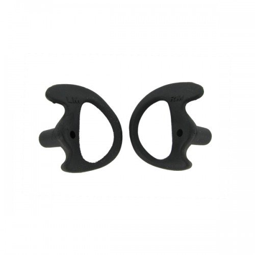 Valley Enterprises Black Replacement Small Earmold Earbuds for Two-Way Radios - Noise Isolating Audio Earpieces (1 Pair) - Perfect for Security, Construction & Communication Professionals