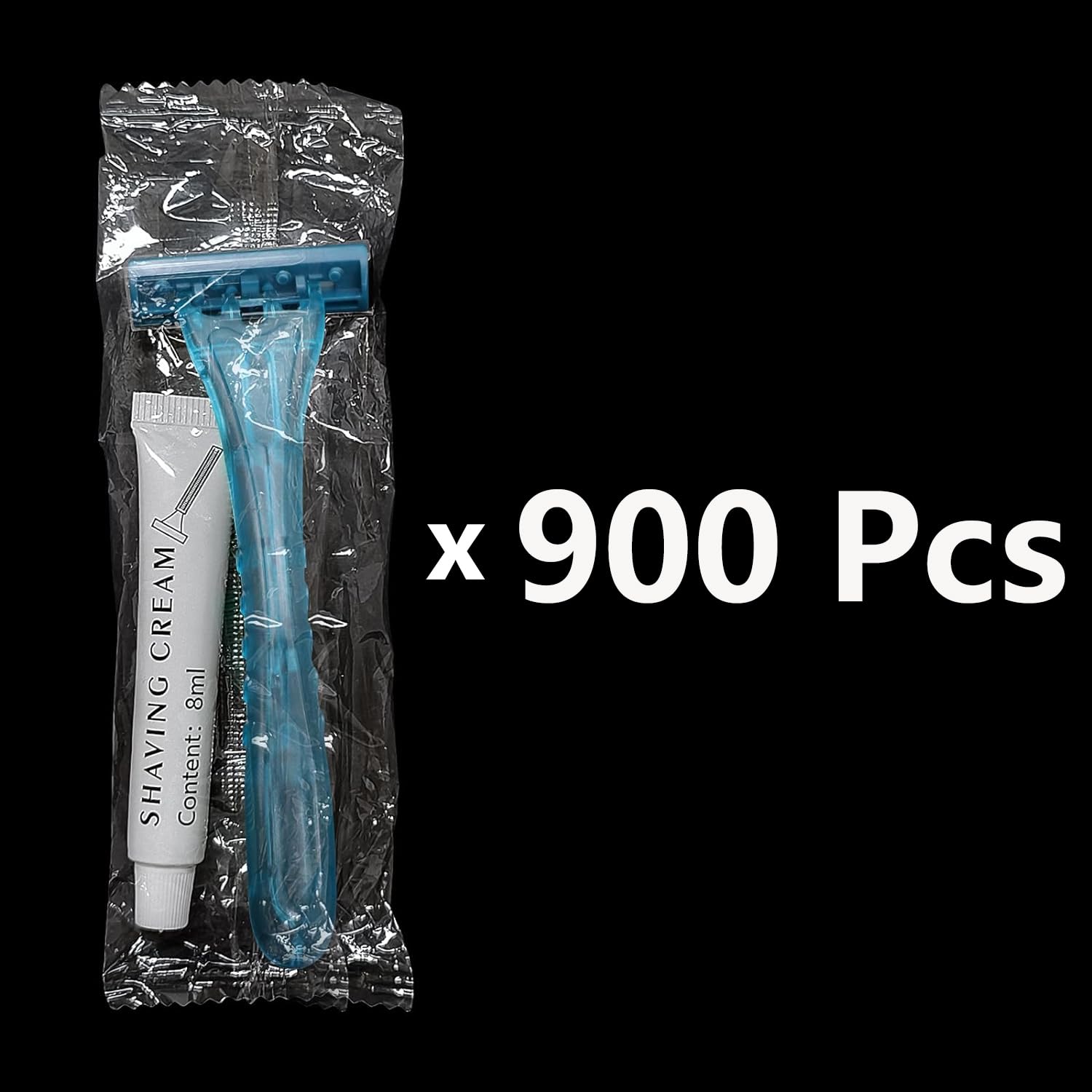 900 Pack Kheoxusa Twin Blade Disposable Razors - Individually Wrapped 2-Blade Razors for Men & Women - Perfect for Travel, Tattoo Aftercare, Airbnb Amenities & Personal Grooming - Bulk Green Disposable Shavers