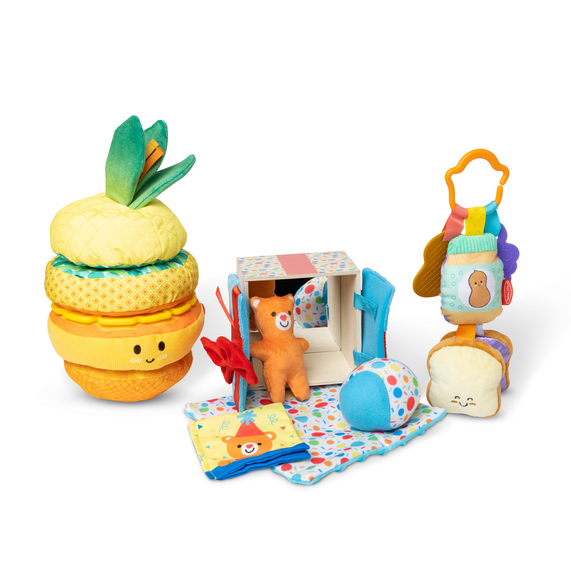 Best Baby Sensory Toys Gift Set - Soft & Safe Developmental Learning Toys for Newborns & Infants - Perfect for Playtime, Baby Showers & Early Education