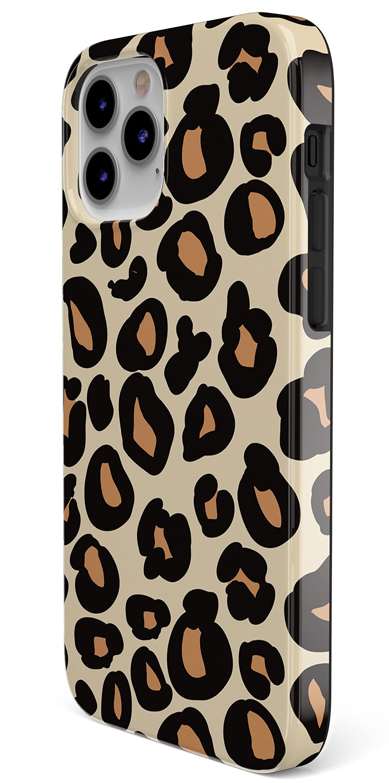 Casely iPhone 12/12 Pro Case - Ultra Slim Leopard Print Phone Cover | Shockproof & Scratch Resistant | Perfect for Outdoor Adventures & Daily Use