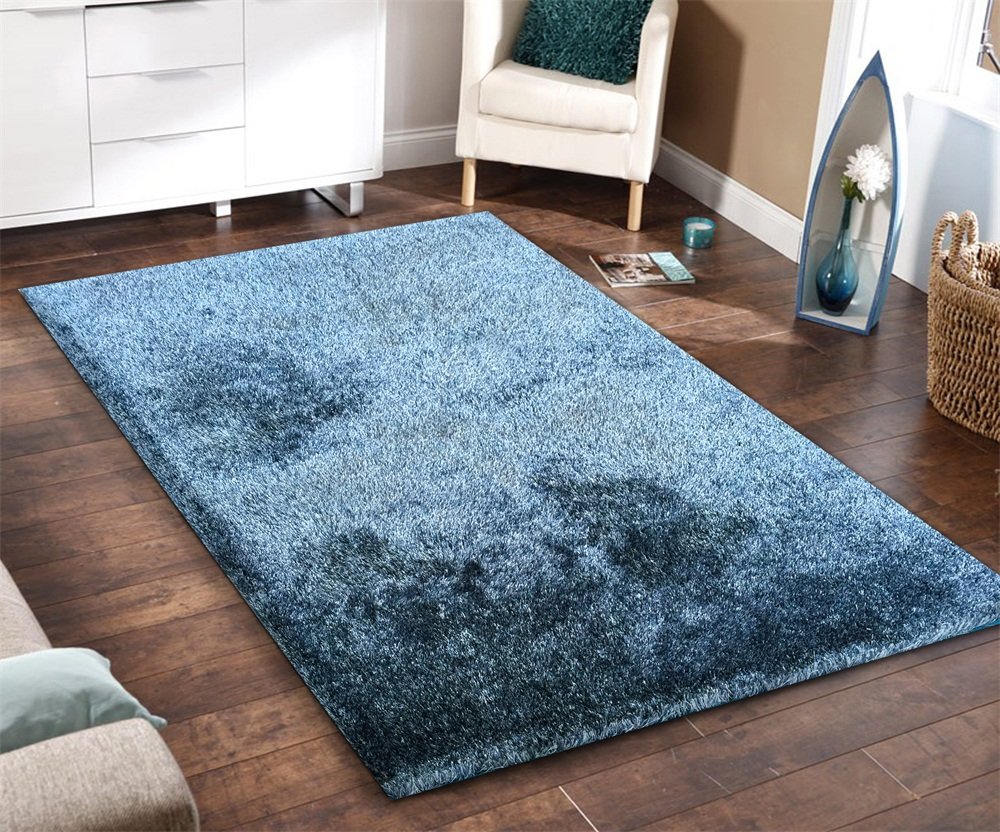 Soft Fluffy Shaggy Hand Tufted Area Rug - Plush Comfort for Living Room, Bedroom, Nursery | Non-Slip Cozy Home Decor