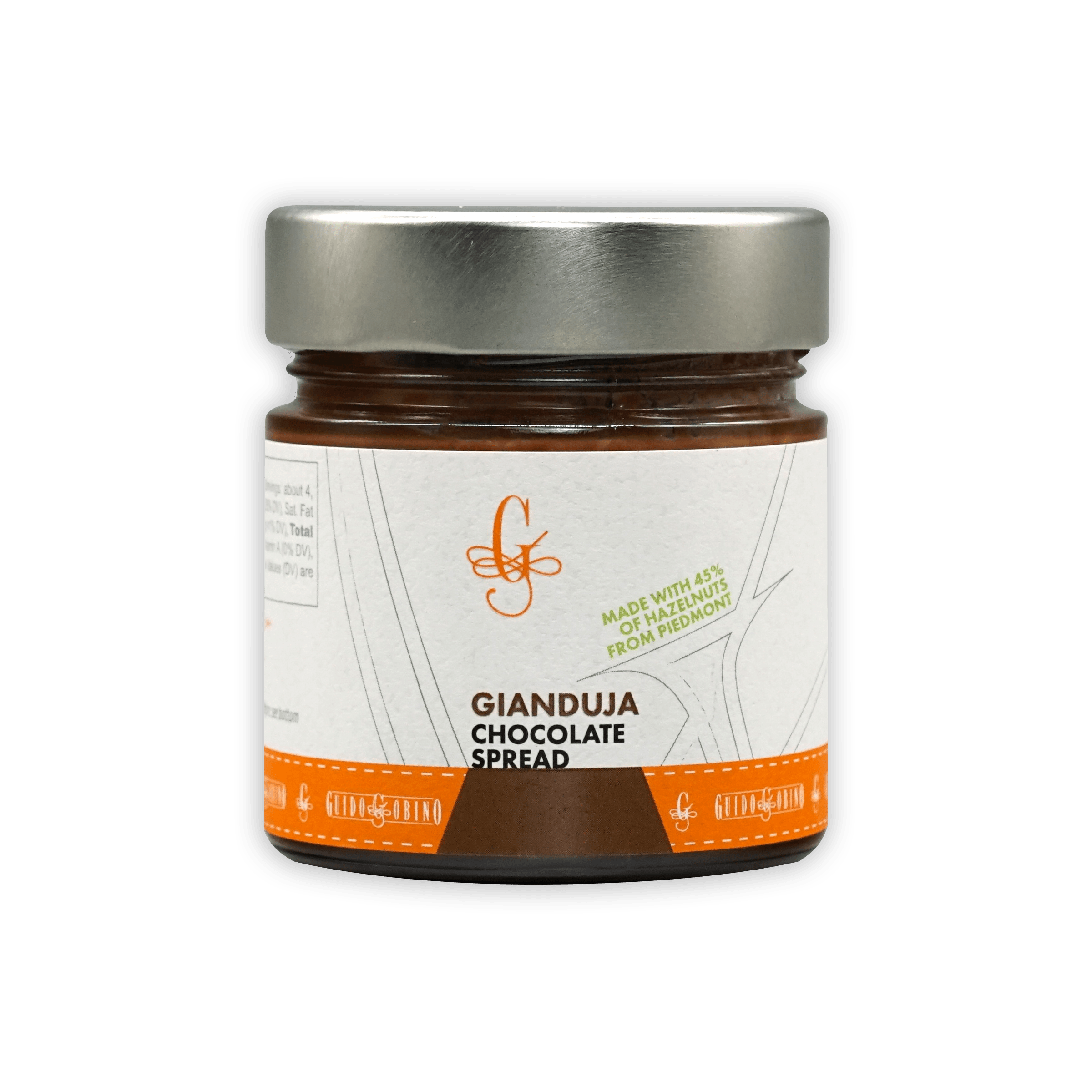 Guido Gobino Crema Gianduja Hazelnut Chocolate Spread - Premium Italian Nutella Alternative for Breakfast, Desserts & Gift Giving