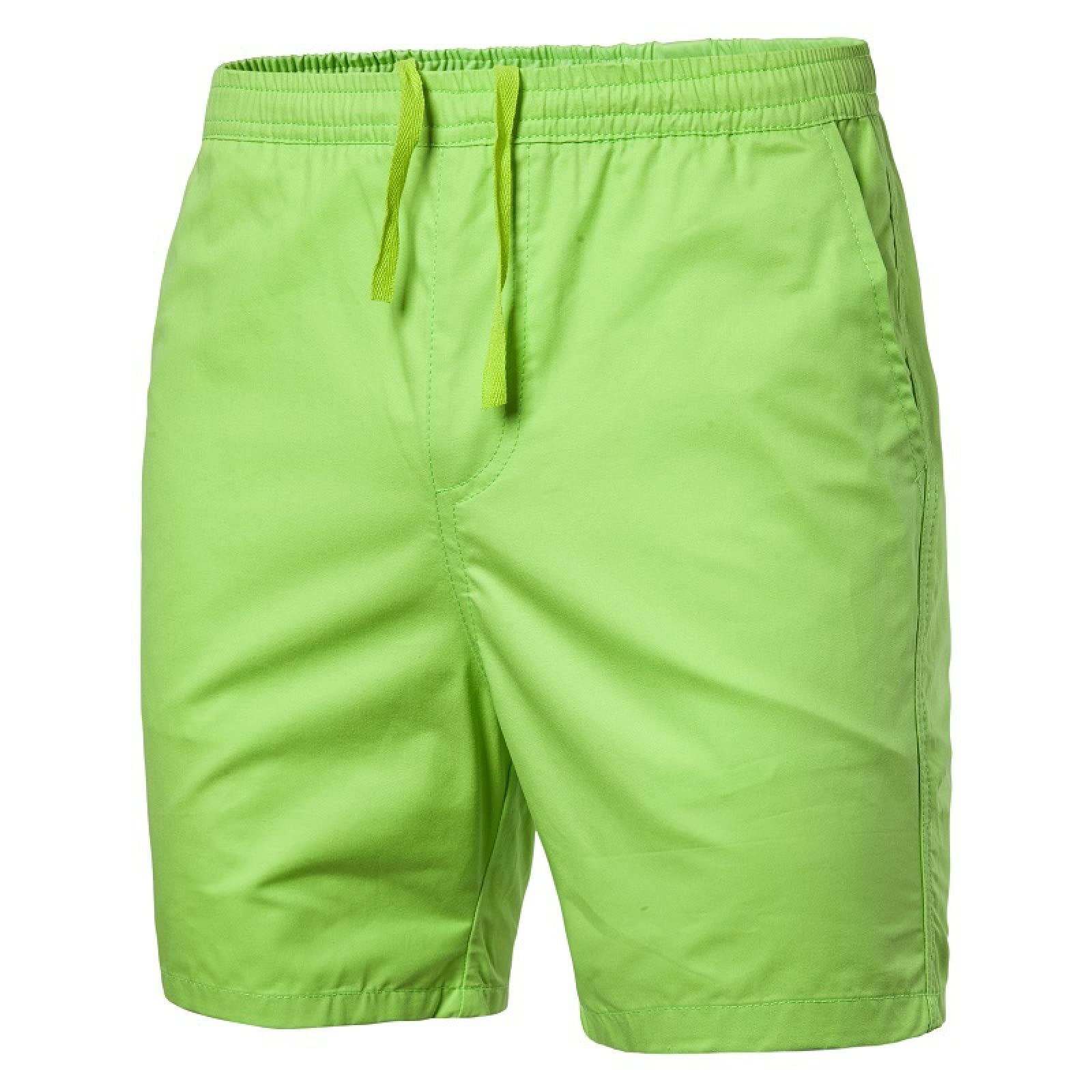 Men's Solid Color Elastic Waist Shorts - Comfortable Fitness, Sports & Casual Wear for Gym, Running, Travel & Everyday Use