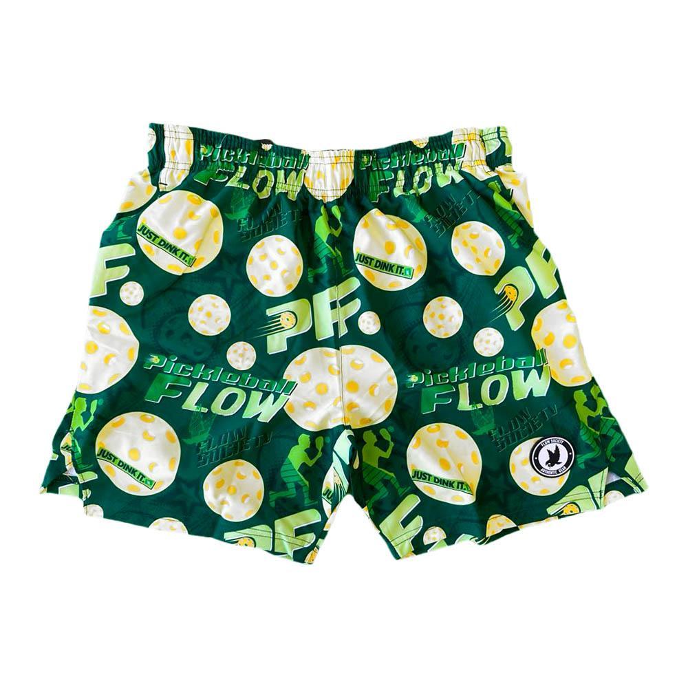 Premium Men's Green Pickleball Paddle - Dink Flow 7 Short Handle for Enhanced Control | Perfect for Competitive Play & Recreational Games