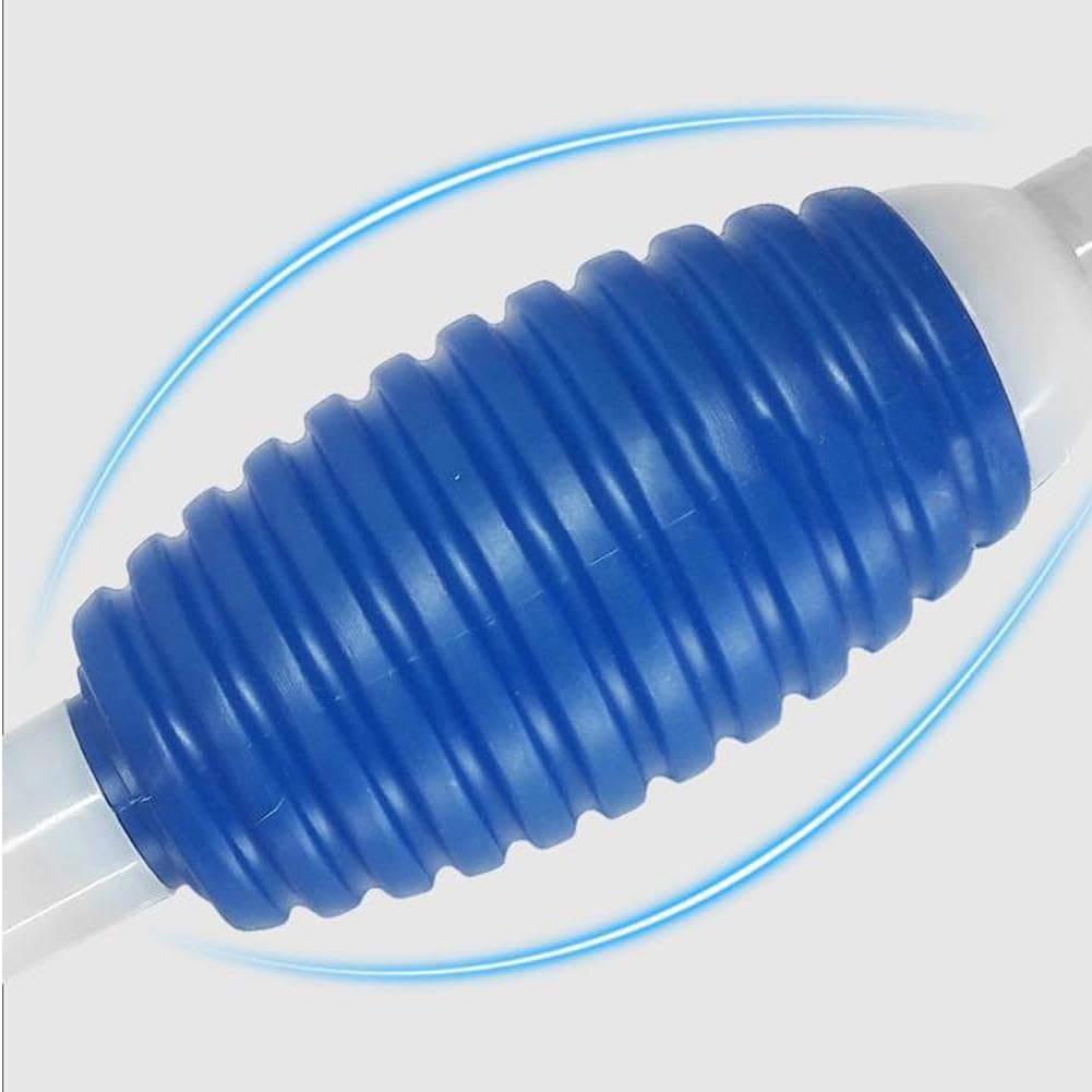 **Aquarium Gravel Cleaner - Fish Tank Vacuum Pump with Siphon Hose for Quick Water & Sand Removal - Essential Aquarium Cleaning Kit for Easy Tank Maintenance - Perfect for Freshwater & Saltwater Fish Tanks**    *(Use Case: Ideal for routine aquarium maintenance, water changes, and substrate cleaning in home or office fish tanks.)*
