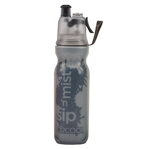 O2COOL ArcticSqueeze® 20oz Insulated Water Bottle with Mist & Sip Technology - Keep Drinks Cold for Hours, Perfect for Hiking, Gym & Outdoor Activities
