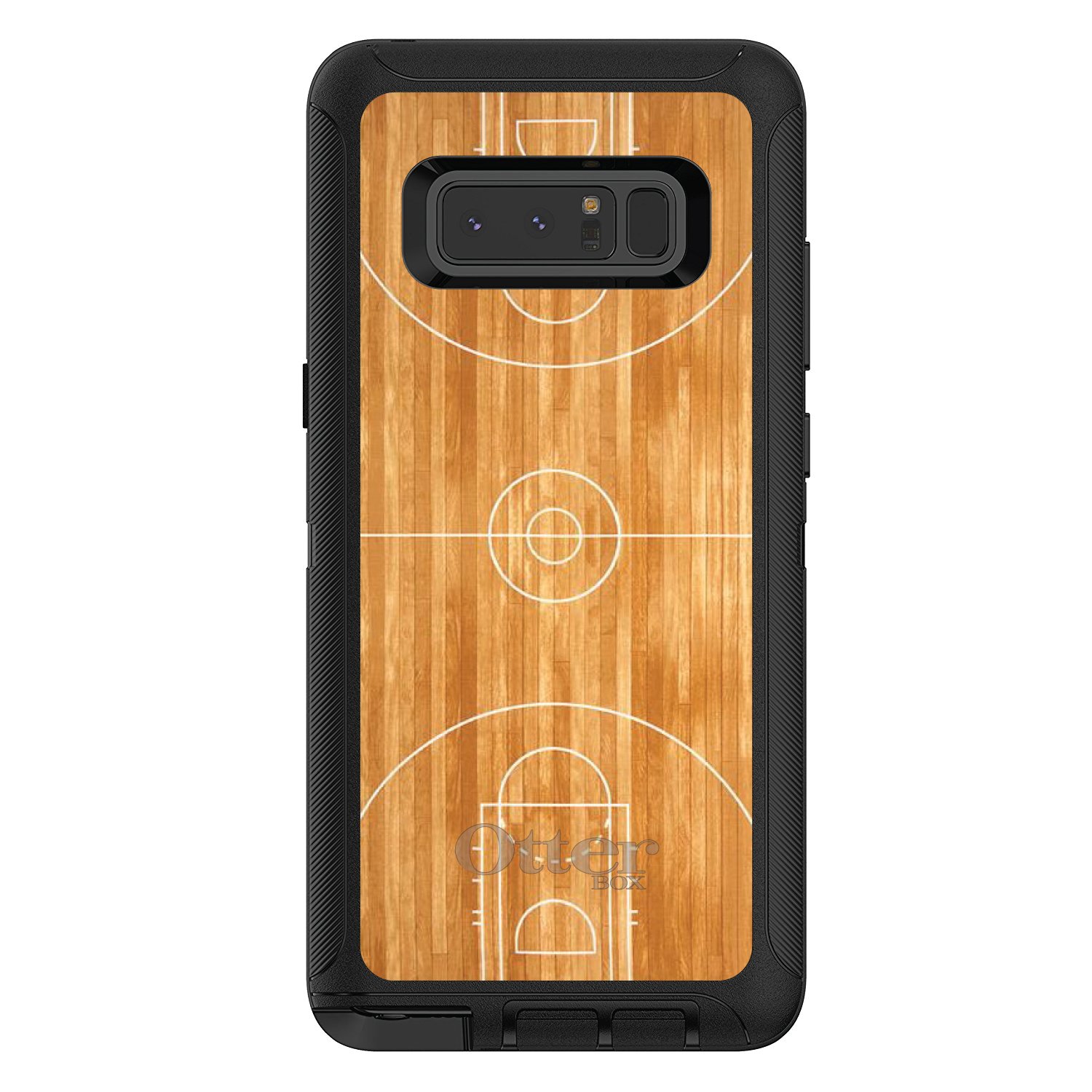 Custom Basketball Galaxy Note 8 Case - Durable Black Phone Cover for Sports Fans