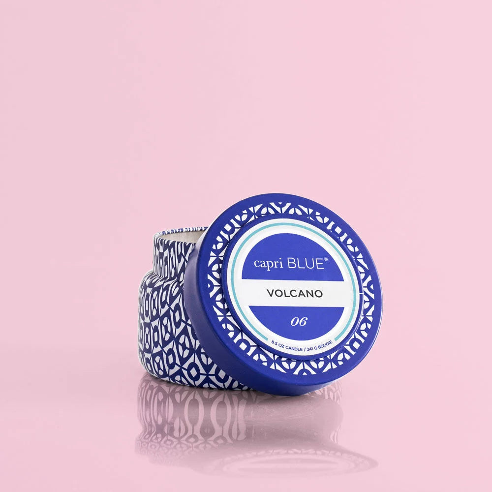 8.5oz Printed Travel Tin Candle - Aromatherapy Soy Wax Gift for Home, Office & Relaxation - Perfect for Travel, Gifts & Spa Nights