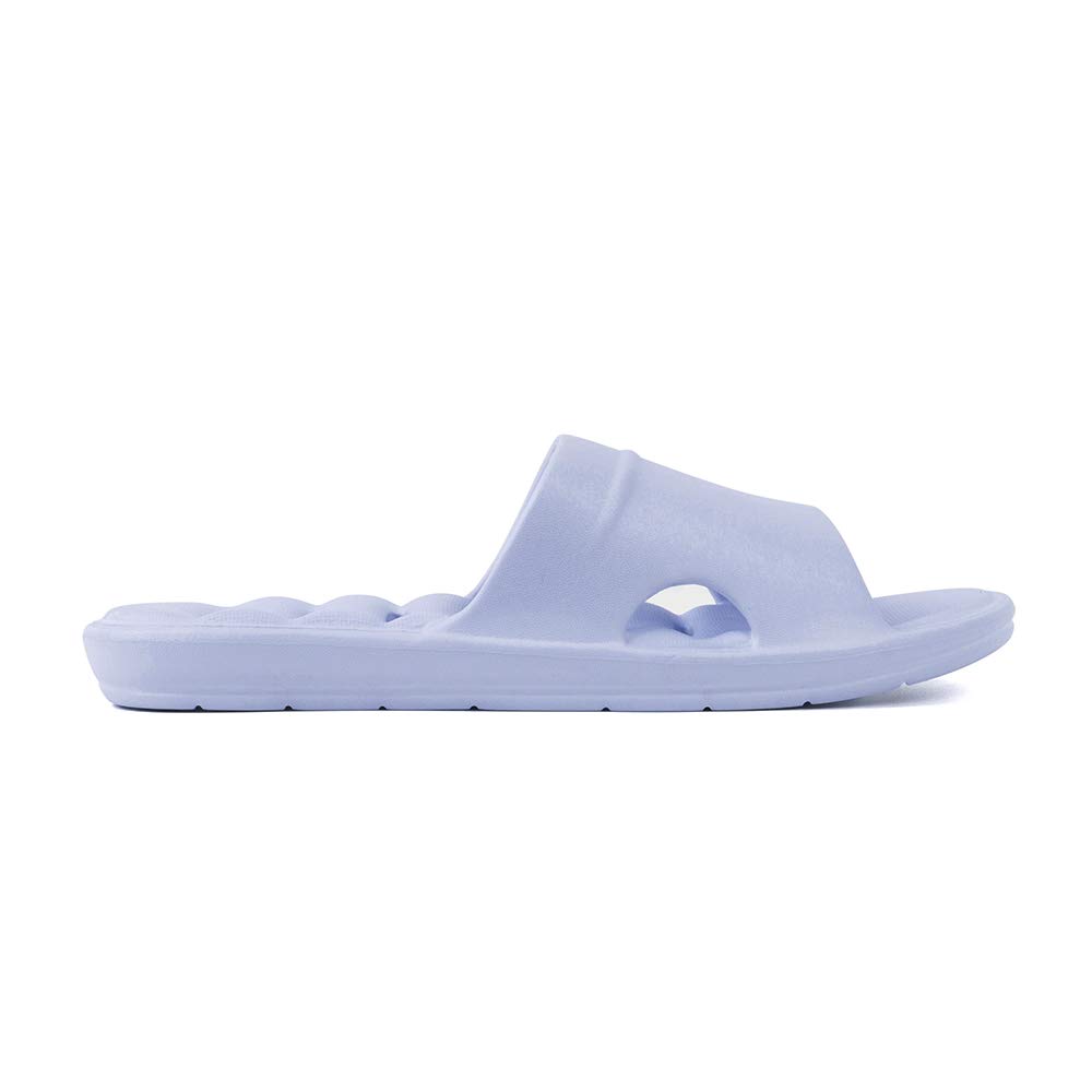 Luffymomo Women's Non-Slip Shower Sandals with Drainage Holes - Comfortable Bathroom Slippers for Spa, Pool & Home Use