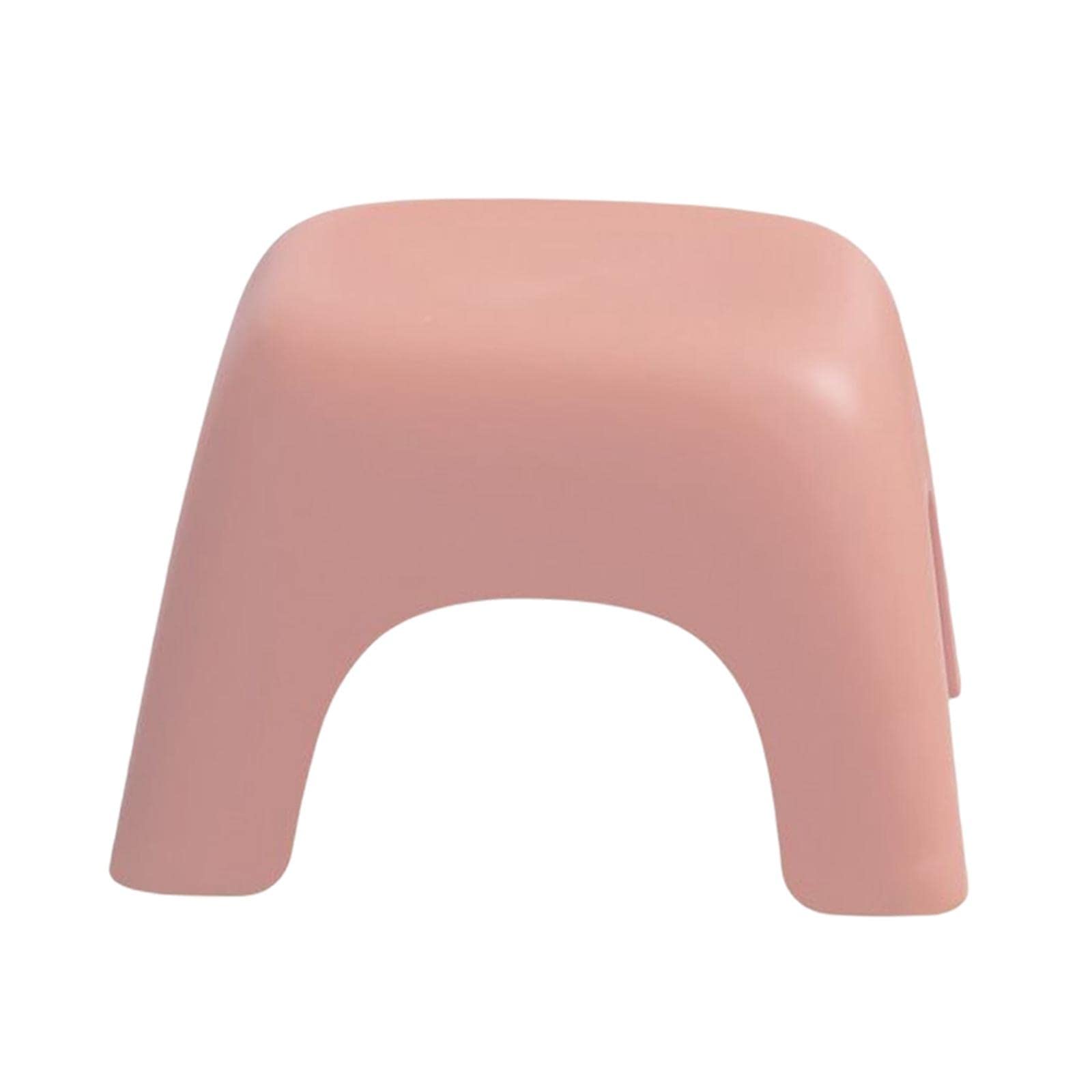Lightweight Portable Round Step Stool for Kids - Comfortable Pink Children's Chair for Home Decor & Indoor Use - Perfect for Bedroom, Living Room & Playroom
