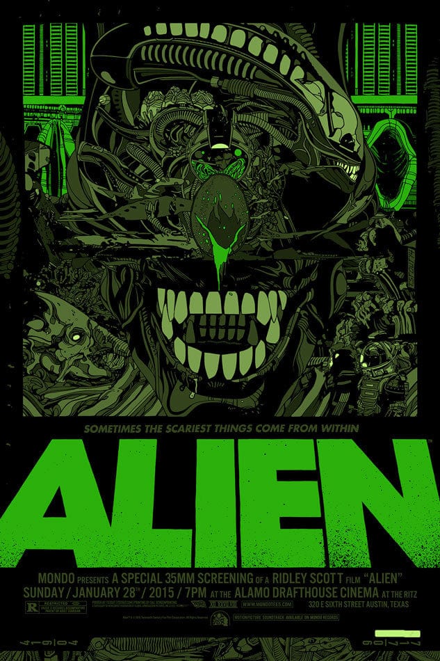 Alien Variant Stout Poster - Sci-Fi Wall Art for Home, Office & Gaming Room Decor - Perfect for Movie Lovers & Collectors