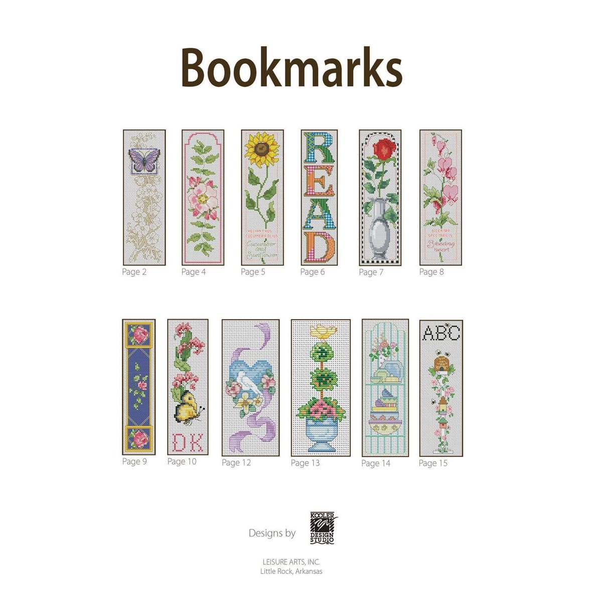 Leisure Arts Bookmarks for Books - Handmade Decorative Bookmarks for Readers, Book Lovers & Gifts - Perfect for Reading, Collecting & Special Occasions