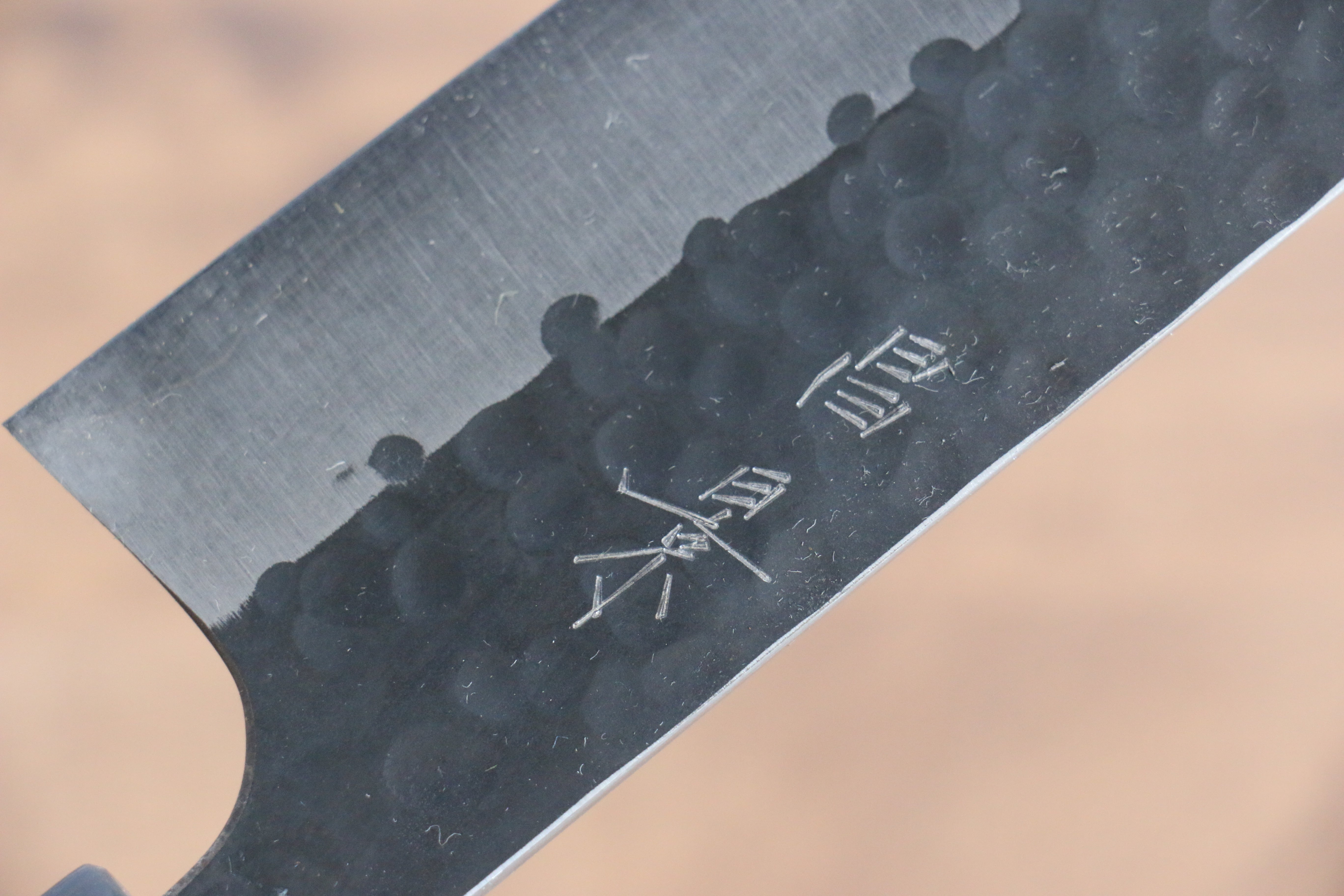 Masakage Koishi Blue Super Santoku Knife 165mm - Japanese High Carbon Steel Blade with American Cherry Wood Handle - Perfect for Slicing, Dicing, and Chopping Vegetables, Meat, and Fish