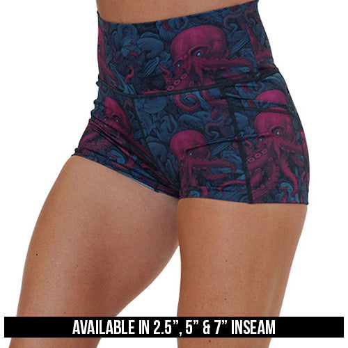 Kraken Men's Athletic Shorts - Lightweight Quick-Dry Workout Running Gym Shorts for Men - Perfect for Running, Training & Outdoor Activities