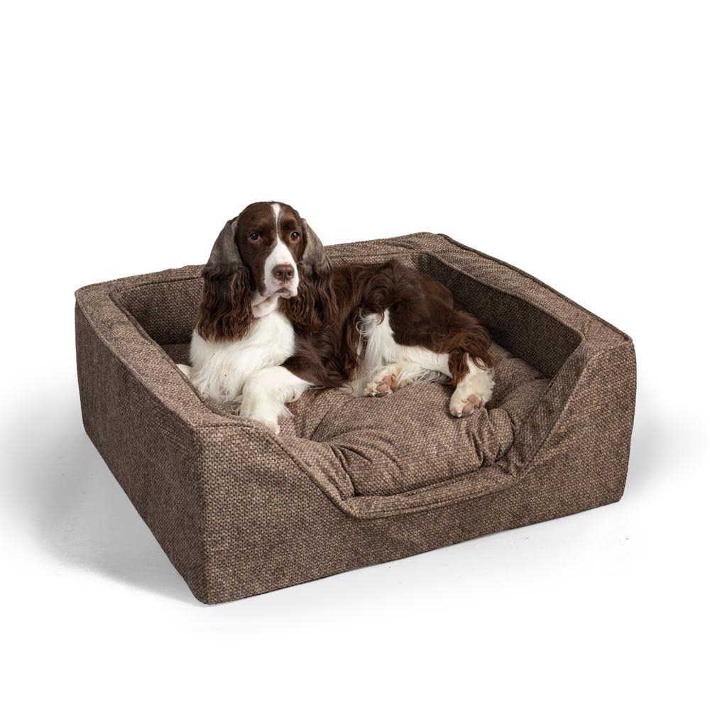 Premium Orthopedic Snoozer Square Dog Bed - Elevated Pet Couch with Memory Foam for Large Dogs - Perfect for Living Room, Bedroom & Pet-Friendly Spaces