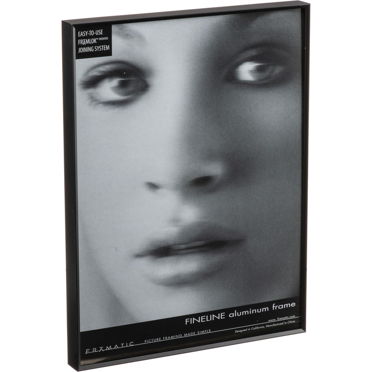 12x16 Inch Black Aluminum Picture Frame - Thin Profile for 12x16 Photos - Perfect for Wall Decor, Home Office & Gallery Displays