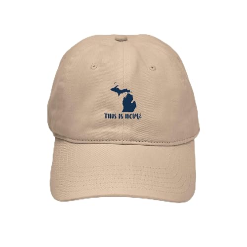 Khaki - Michigan This is Home Cap