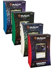 Forgotten Realms Commander Decks - Complete Set of 4 MTG Magic: The Gathering Cards | Perfect for Dungeons & Dragons Game Nights and Collectors