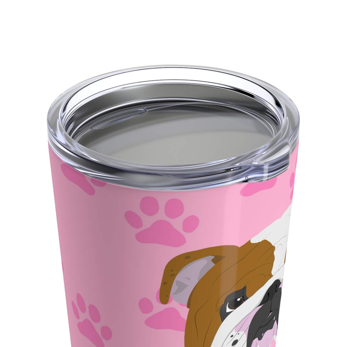 Personalized Bulldog Travel Mug - Custom Insulated Tumbler for Coffee, Beer & Cold Drinks | Perfect Gift for Dog Lovers, Moms & Dads | Great for Travel, Office & Outdoor Adventures
