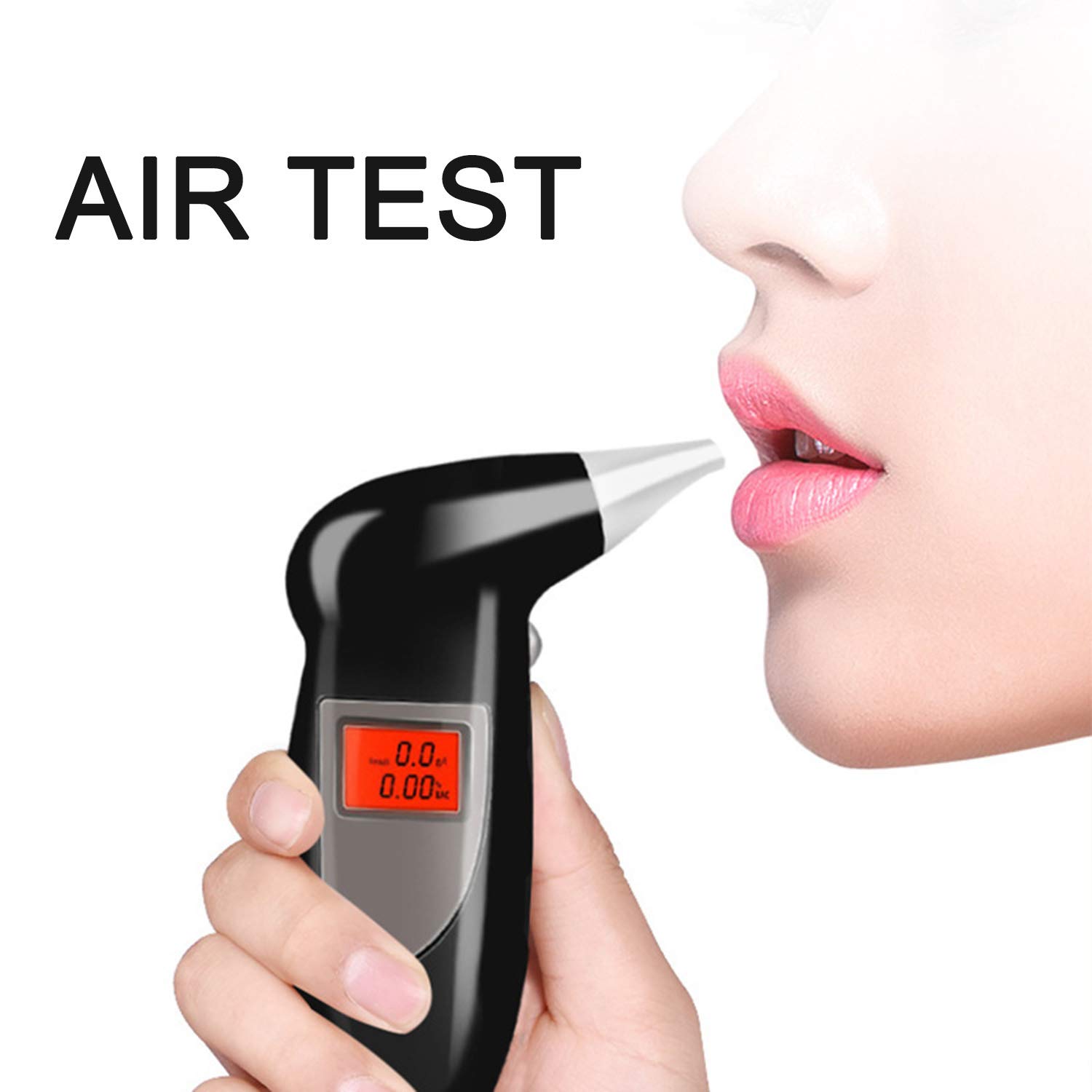 Professional Portable Breathalyzer - Accurate Personal & Car Alcohol Tester for Safety, Workplace, and Law Enforcement Use