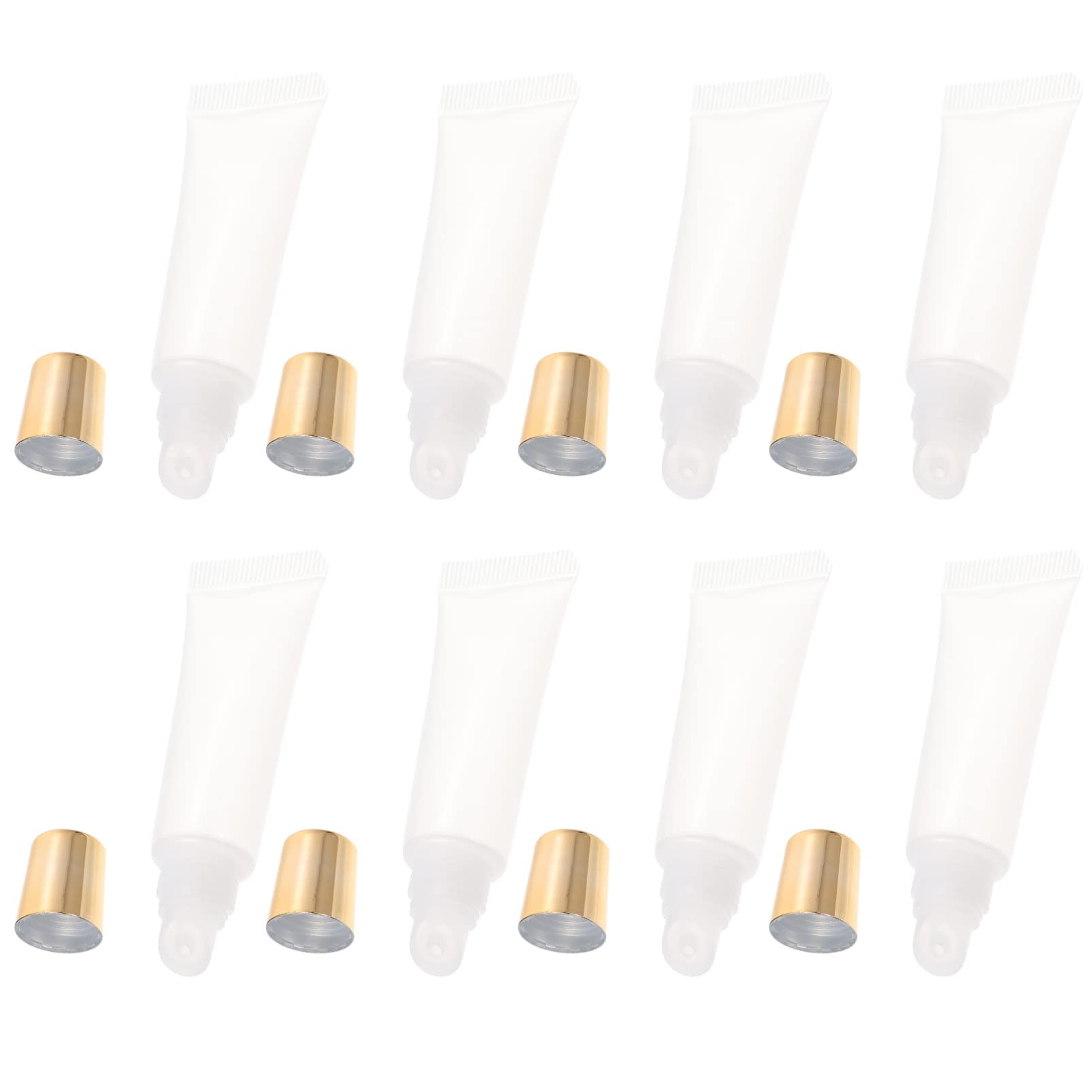 10PCS Travel Lip Gloss Tubes - Refillable Lip Glaze Containers for Lipstick, Lip Balm & Eyeliner | Perfect for DIY Cosmetics, Makeup Artists & On-the-Go Touch Ups