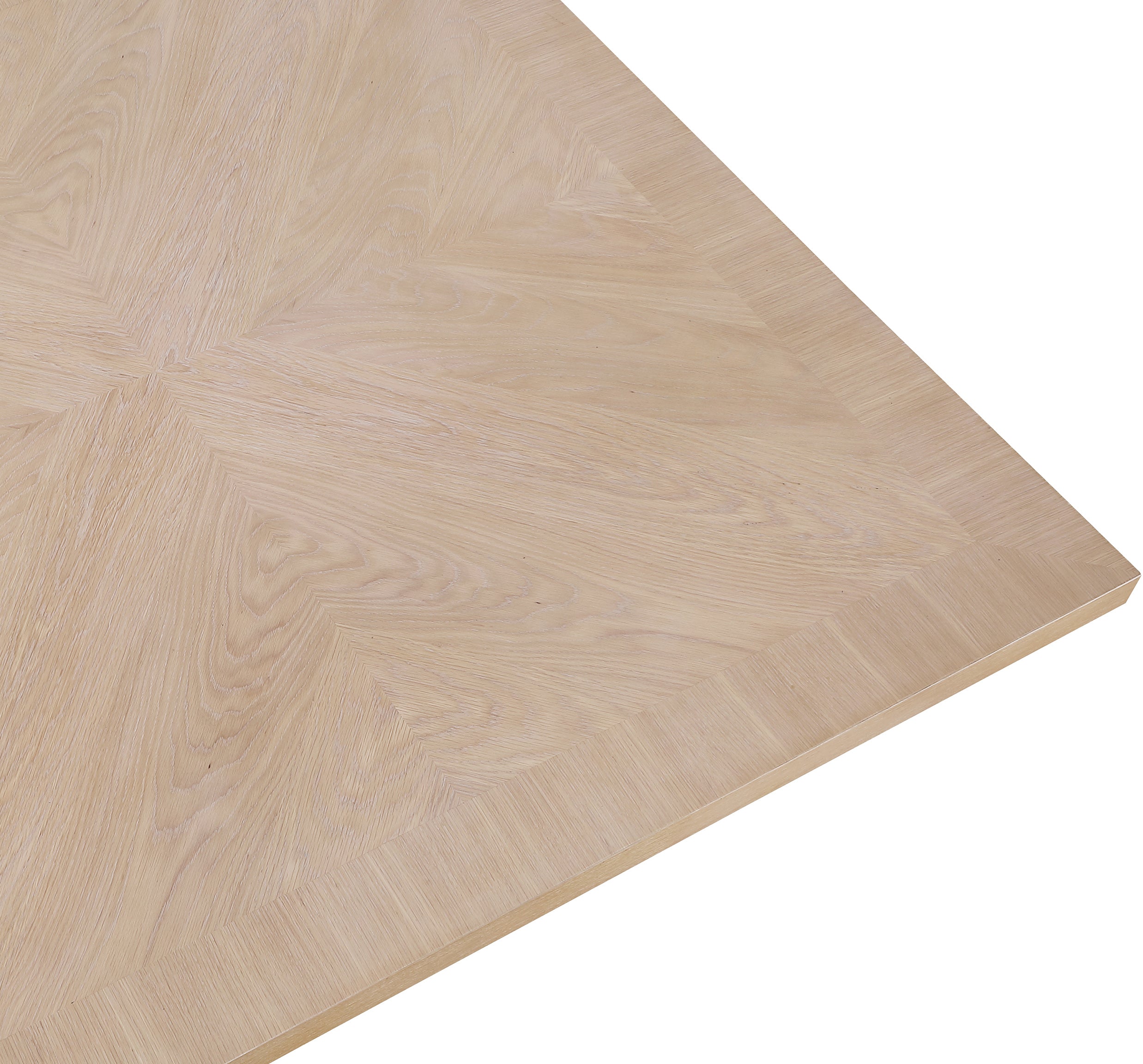 Belinda Dining Table - Modern Wooden Dining Table for 6, Farmhouse Style Kitchen Table with Extendable Leaf - Perfect for Family Dinners & Entertaining Guests
