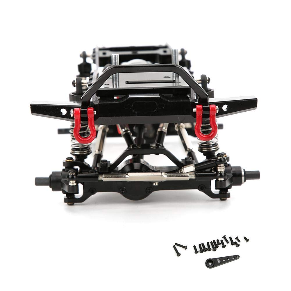 VGEBY 1/16 Scale Metal RC Car Chassis Frame Kit - Titanium Alloy Upgrade for WPL C14/C24 Models | Perfect for Off-Road Crawlers & DIY RC Car Enthusiasts