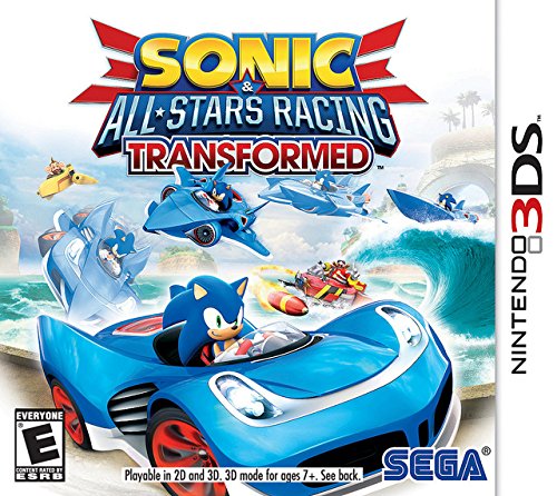 Sonic & All-Stars Racing Transformed Game for Nintendo 3DS - Exciting Racing Adventure for Kids & Adults - Perfect for Travel, Parties & Family Game Nights