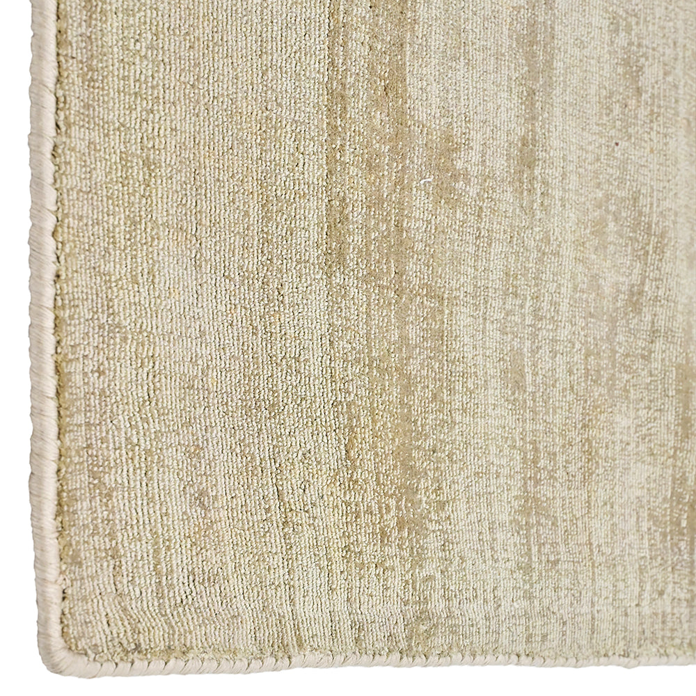 Premium Neo Viscose Area Rug 300x400cm (10x13ft) - Soft Beige Bohemian Style Living Room Carpet for Bedroom, Lounge & Home Decor