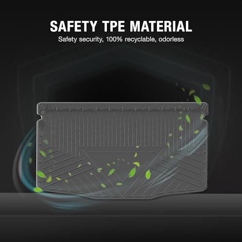 2020-2023 Ford Escape (Including Hybrid) Custom Fit TPE Cargo Liner Trunk Mat - Waterproof & Durable Protection for SUV Cargo Area - Perfect for Road Trips, Groceries, and Pet Transport