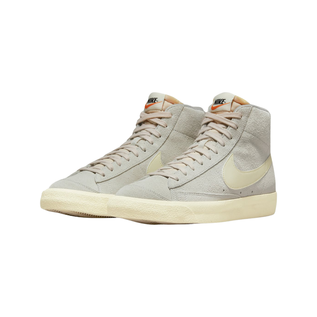 Nike Blazer Mid 77 Vintage Sneakers - Light Bone/Coconut Milk/Medium Grey | Premium Retro Basketball Shoes for Men & Women | Perfect for Casual Wear, Street Style & Vintage Fashion