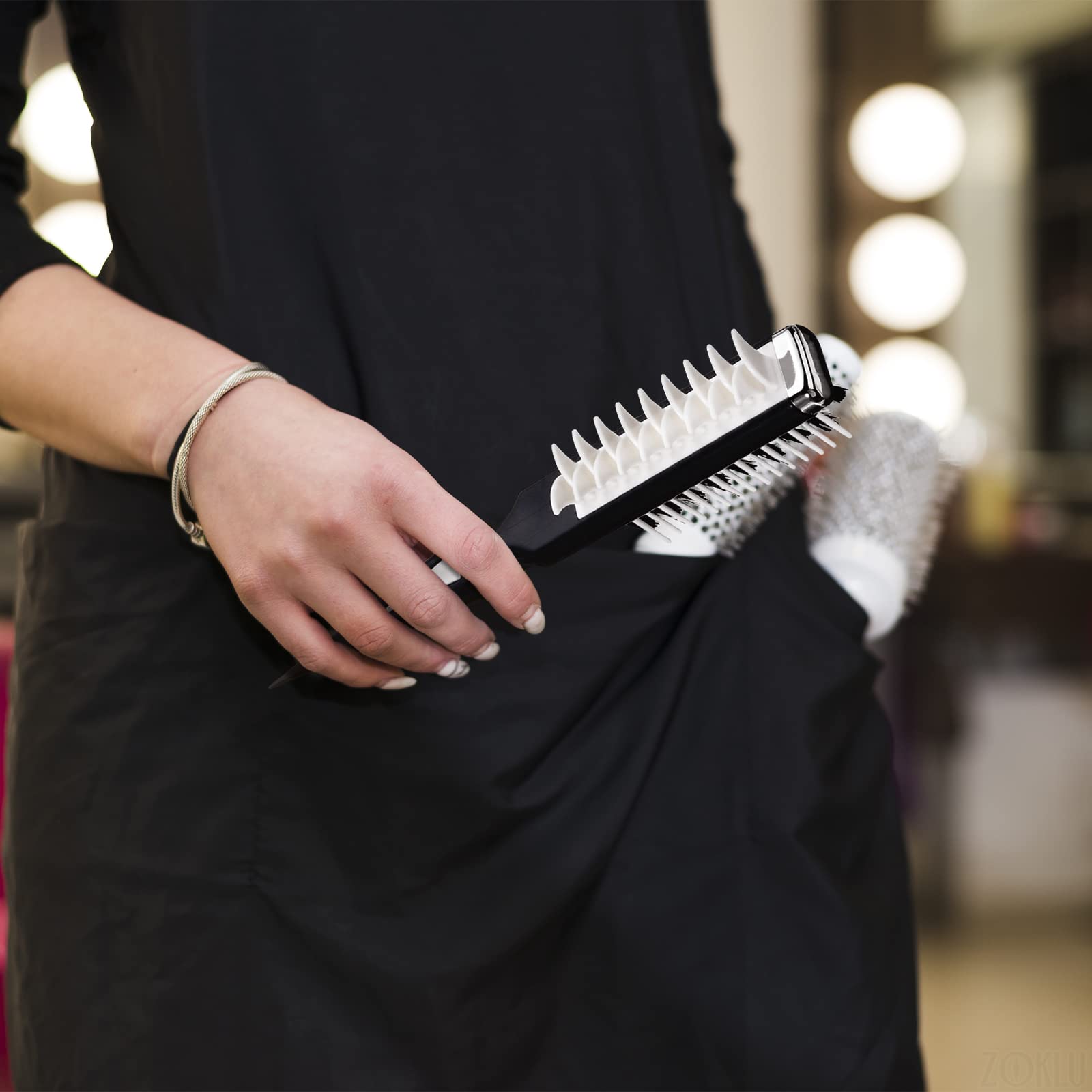 Best Curl Defining Brush for Curly Hair - Styling Brush for Wet & Dry Hair - Enhances Volume & Definition - Perfect for Daily Curly Hair Care & Salon Styling